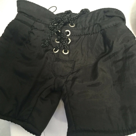 Build A Bear 3 pc Hockey Accessory Set outfit Helmet Soft Black Red Pant Shirt - Picture 2 of 5